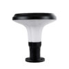 LEDTM® WHISPER 90535 Φωτιστικό Κολωνάκι Κήπου LED 10W 500lm 120° με Ενσωματωμένο Φωτοβολταϊκό Panel 6V 2W & Επαναφορτιζόμενη Μπαταρία Li-ion 3.2V 1800mAh με Αισθητήρα Ημέρας-Νύχτας Αδιάβροχο IP65 Ψυχρό Λευκό 6000K - Sanan SMD Chip - Γκρι Ανθρακί - Μ25 x Π25 x 28cm - 2 Χρόνια Εγγύηση - Image 3