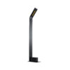LEDTM® GREENERY 90544 Φωτιστικό Κολωνάκι Κήπου LED 15W 1500lm 120° AC 220-240V Αδιάβροχο IP65 - Θερμό Λευκό 2700K - Bridgelux COB Chip - Γκρι Ανθρακί Ματ - Μ8 x Π15 x Υ70cm - 3 Χρόνια Εγγύηση - Image 3