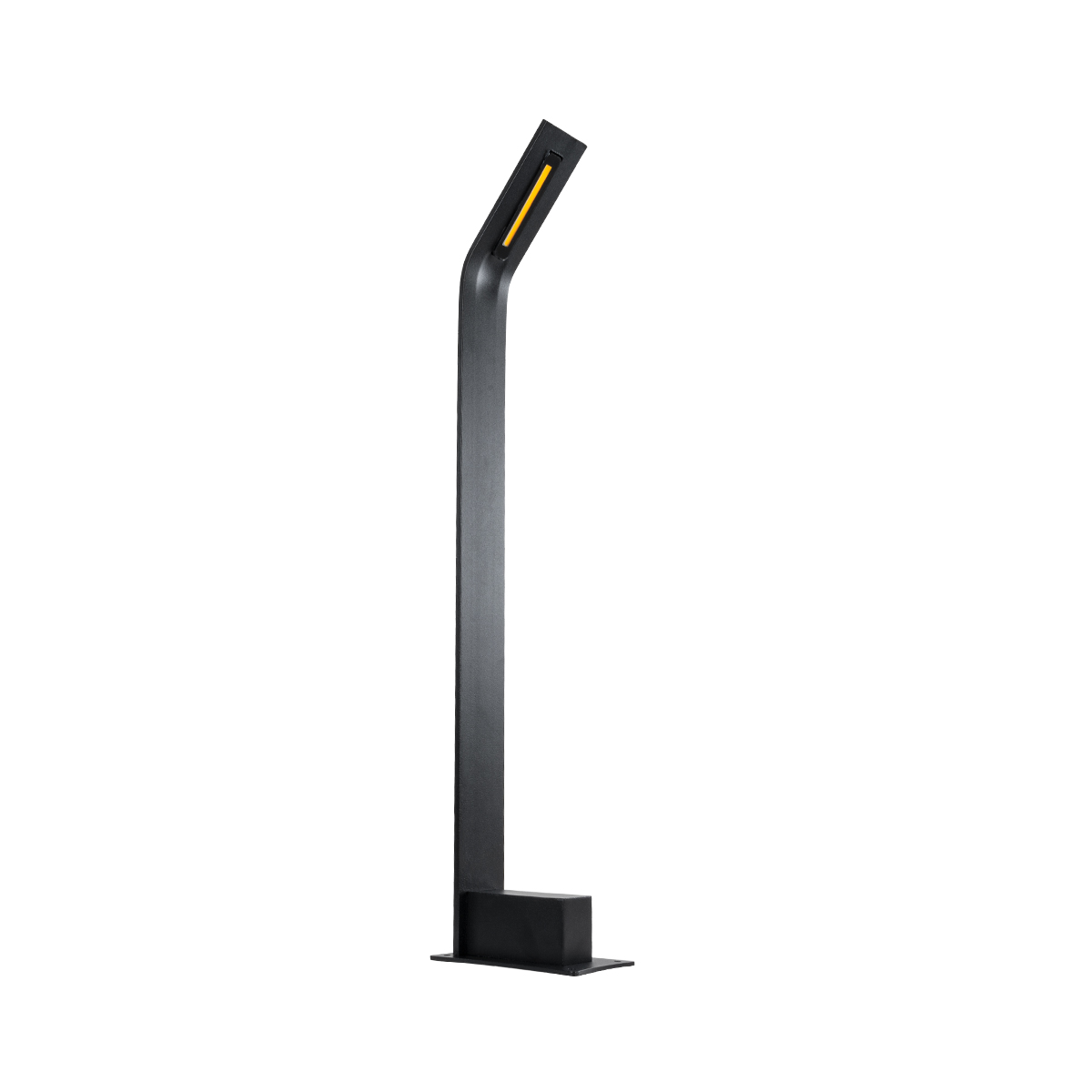 LEDTM® GREENERY 90544 Φωτιστικό Κολωνάκι Κήπου LED 15W 1500lm 120° AC 220-240V Αδιάβροχο IP65 - Θερμό Λευκό 2700K - Bridgelux COB Chip - Γκρι Ανθρακί Ματ - Μ8 x Π15 x Υ70cm - 3 Χρόνια Εγγύηση - Image 3