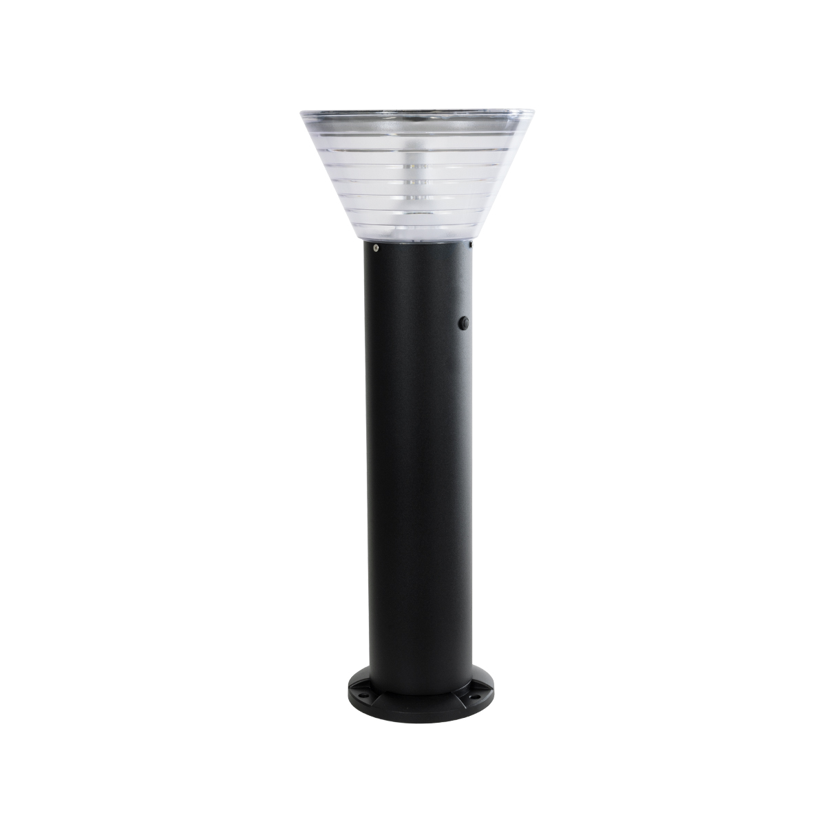 LEDTM® VEGGIE 90550 Φωτιστικό Κολωνάκι Κήπου με Ντουί 1 x E27 AC 220-240V Αδιάβροχο IP65 - Μαύρο - Μ23 x Π23 x Υ60cm - Image 3