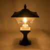LEDTM® DIRAHIO 90552 Φωτιστικό Κολωνάκι Κήπου με Ντουί 1 x E27 AC 220-240V Αδιάβροχο IP65 - Γκρι Ανθρακί Ματ - Μ32 x Π32 x Υ52cm - Image 7