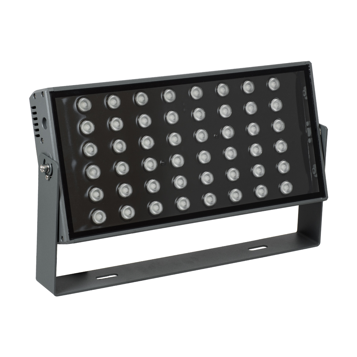 LEDTM® FLOODZANA 90559 Προβολέας Σποτ Wall Washer LED 100W 8000lm 30° DC 24V Αδιάβροχο IP65 Πολύχρωμο RGBW Dimmable DMX512 - Bridgelux SMD Chip - Γκρι Ανθρακί - Μ45.5 x Π28 x Υ10cm - 3 Χρόνια Εγγύηση - Image 3
