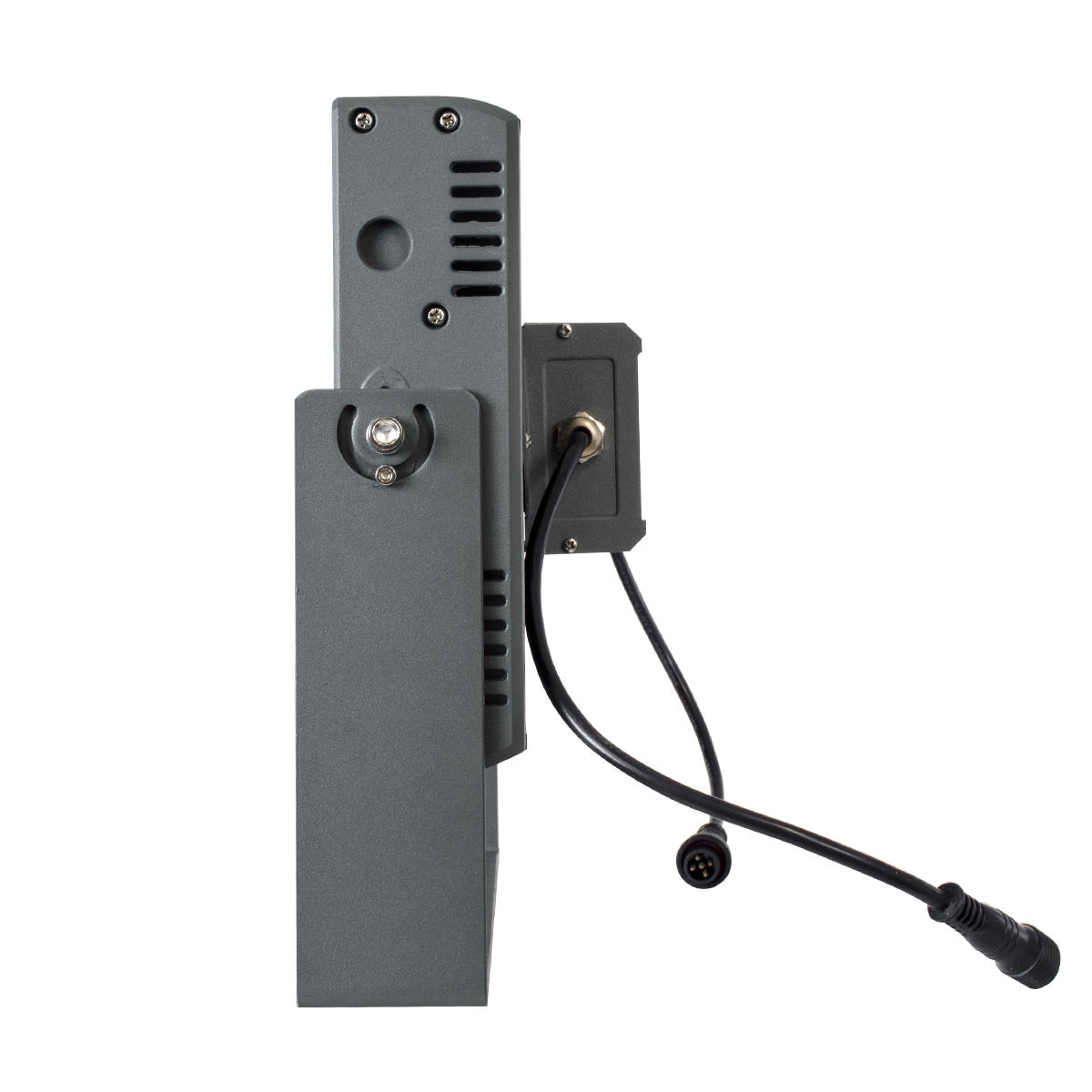 LEDTM® FLOODZANA 90559 Προβολέας Σποτ Wall Washer LED 100W 8000lm 30° DC 24V Αδιάβροχο IP65 Πολύχρωμο RGBW Dimmable DMX512 - Bridgelux SMD Chip - Γκρι Ανθρακί - Μ45.5 x Π28 x Υ10cm - 3 Χρόνια Εγγύηση - Image 6