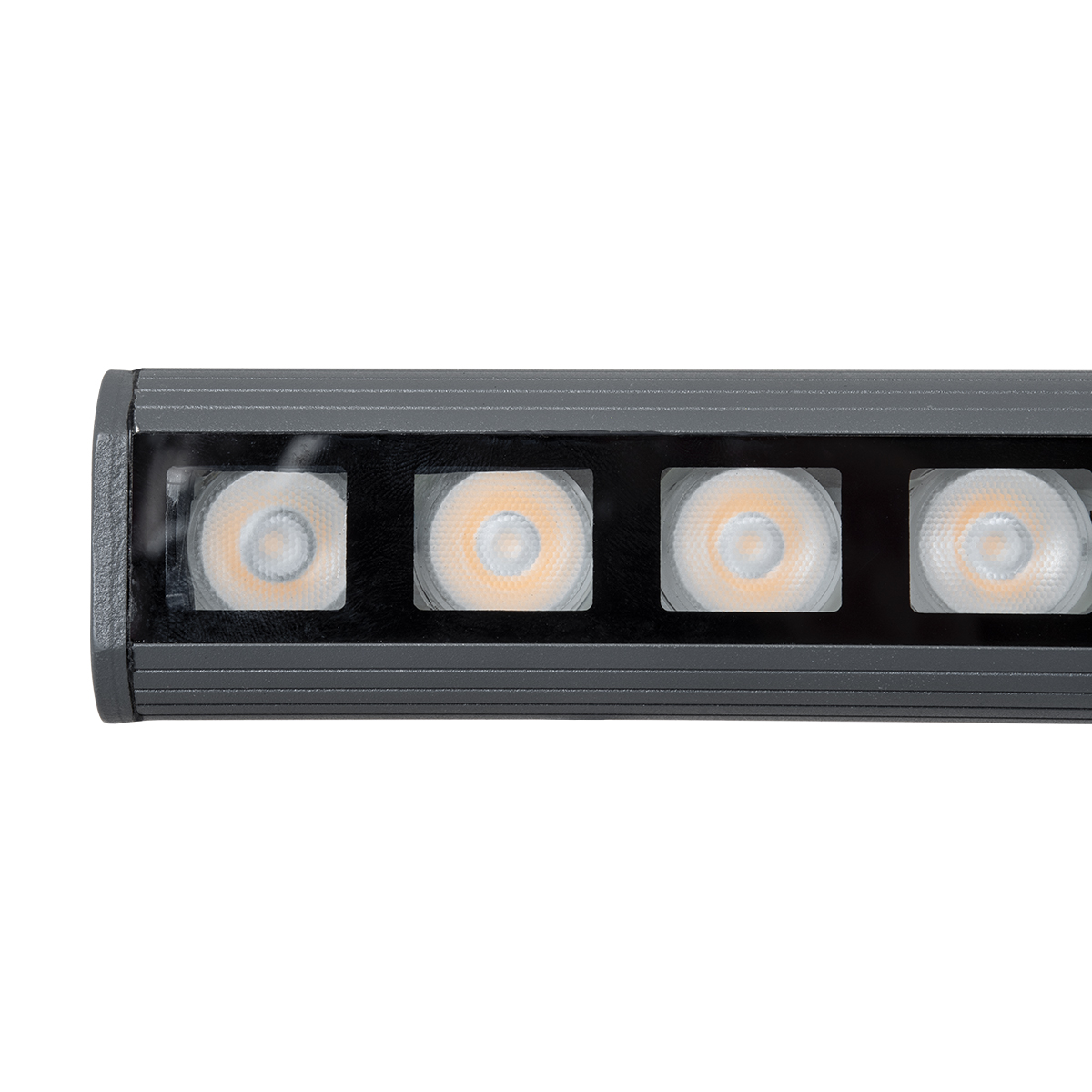 LEDTM® WASHERPANDA 90582 Μπάρα Φωτισμού Wall Washer LED 36W 3780lm 15° DC 24V Αδιάβροχο IP67 Ultra Θερμό Λευκό 2200K Dimmable - Bridgelux SMD Chip - Γκρι Ανθρακί - Μ100 x Π4 x Υ3.5cm - 3 Χρόνια Εγγύηση - Image 9