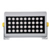 LEDTM® FLOODHENA 90445 Προβολέας Σποτ Wall Washer LED 36W 3060lm 30° AC 220-240V Αδιάβροχο IP67 Ultra Θερμό Λευκό 2200K - Bridgelux SMD Chip - Γκρι Ανθρακί - Μ30 x Π6 x Υ17cm - 3 Χρόνια Εγγύηση - Image 4