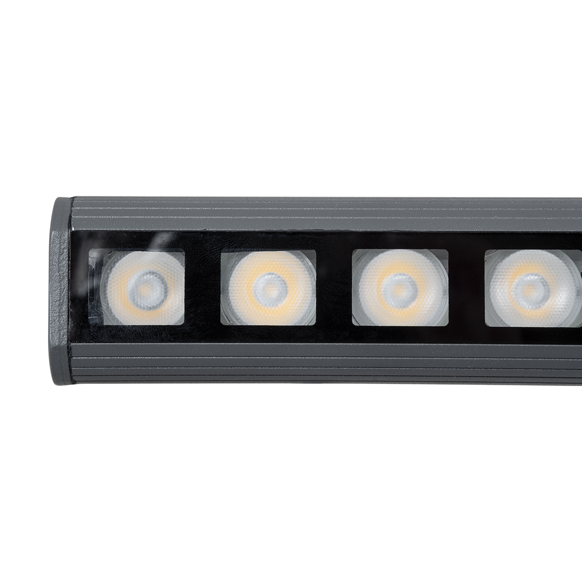 LEDTM® WASHERPANDA 90583 Μπάρα Φωτισμού Wall Washer LED 36W 3960lm 15° DC 24V Αδιάβροχο IP67 Θερμό Λευκό 2700K Dimmable - Bridgelux SMD Chip - Γκρι Ανθρακί - Μ100 x Π4 x Υ3.5cm - 3 Χρόνια Εγγύηση - Image 9