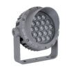 LEDTM® FLOODMENA 90336 Προβολέας Σποτ Wall Washer με Αντιθαμβωτική Γρίλια LED 24W 2040lm 30° AC 220-240V Αδιάβροχο IP67 Ultra Θερμό Λευκό 2200K - Bridgelux SMD Chip - Γκρι Ανθρακί - Μ19.5 x Π16 x Υ21cm - 3 Χρόνια Εγγύηση - Image 3