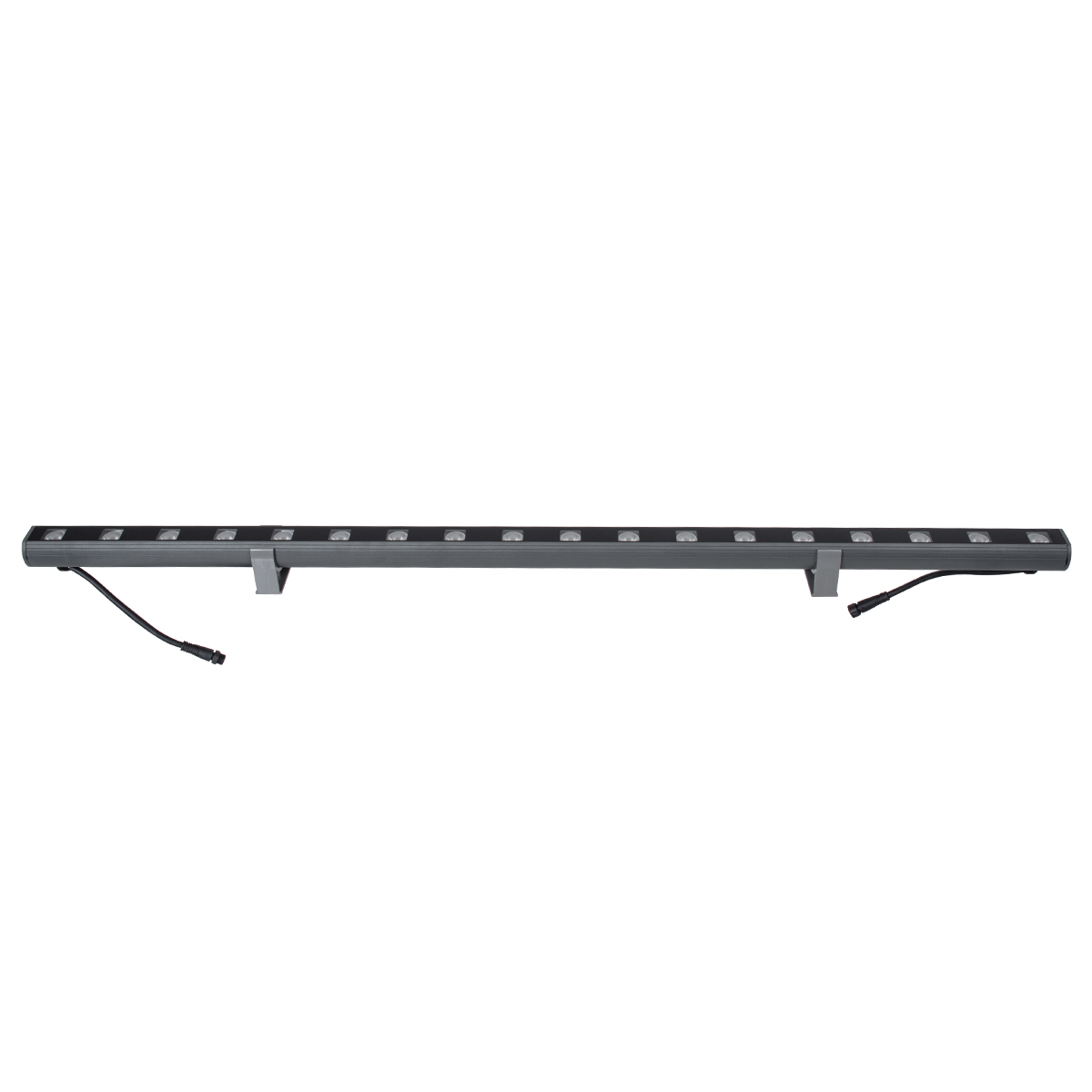 LEDTM® WASHERPANDA 90585 Μπάρα Φωτισμού Wall Washer LED 36W 3060lm 15° DC 24V Αδιάβροχο IP65 Πολύχρωμο RGBW Dimmable DMX512 - Bridgelux SMD Chip - Γκρι Ανθρακί Ματ - Μ100 x Π4 x Υ3.5cm - 3 Χρόνια Εγγύηση - Image 5
