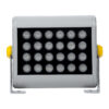 LEDTM® FLOODHENA 90638 Προβολέας Σποτ Wall Washer LED 24W 2160lm 30° AC 220-240V Αδιάβροχο IP65 Θερμό Λευκό 2700K - Bridgelux SMD Chip - Γκρι Ανθρακί - Μ22.5 x Π6 x Υ16.5cm - 3 Χρόνια Εγγύηση - Image 4