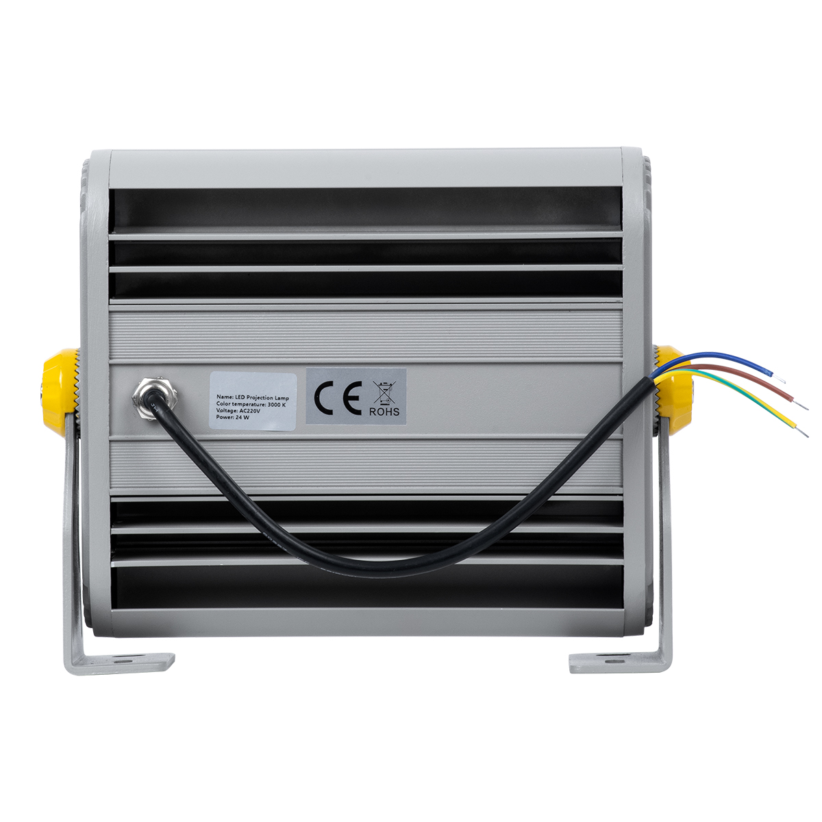 LEDTM® FLOODHENA 90638 Προβολέας Σποτ Wall Washer LED 24W 2160lm 30° AC 220-240V Αδιάβροχο IP65 Θερμό Λευκό 2700K - Bridgelux SMD Chip - Γκρι Ανθρακί - Μ22.5 x Π6 x Υ16.5cm - 3 Χρόνια Εγγύηση - Image 6