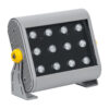 LEDTM® FLOODHENA 90641 Προβολέας Σποτ Wall Washer LED 24W 1920lm 30° DC 24V Αδιάβροχο IP65 Πολύχρωμο RGB Dimmable DMX512 - Bridgelux SMD Chip - Γκρι Ανθρακί - Μ22.5 x Π6 x Υ16.5cm - 3 Χρόνια Εγγύηση - Image 3