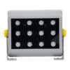 LEDTM® FLOODHENA 90641 Προβολέας Σποτ Wall Washer LED 24W 1920lm 30° DC 24V Αδιάβροχο IP65 Πολύχρωμο RGB Dimmable DMX512 - Bridgelux SMD Chip - Γκρι Ανθρακί - Μ22.5 x Π6 x Υ16.5cm - 3 Χρόνια Εγγύηση - Image 4