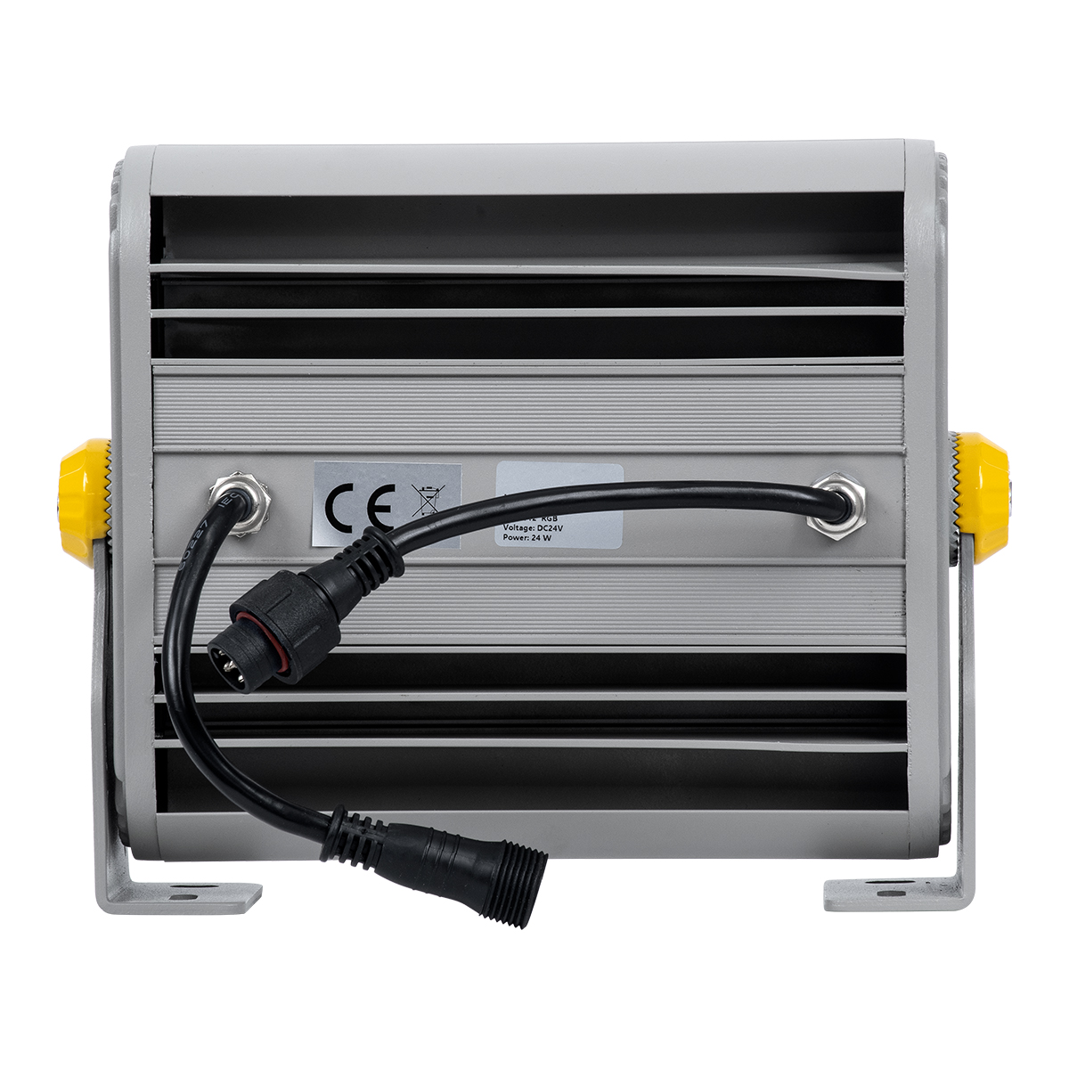 LEDTM® FLOODHENA 90641 Προβολέας Σποτ Wall Washer LED 24W 1920lm 30° DC 24V Αδιάβροχο IP65 Πολύχρωμο RGB Dimmable DMX512 - Bridgelux SMD Chip - Γκρι Ανθρακί - Μ22.5 x Π6 x Υ16.5cm - 3 Χρόνια Εγγύηση - Image 6