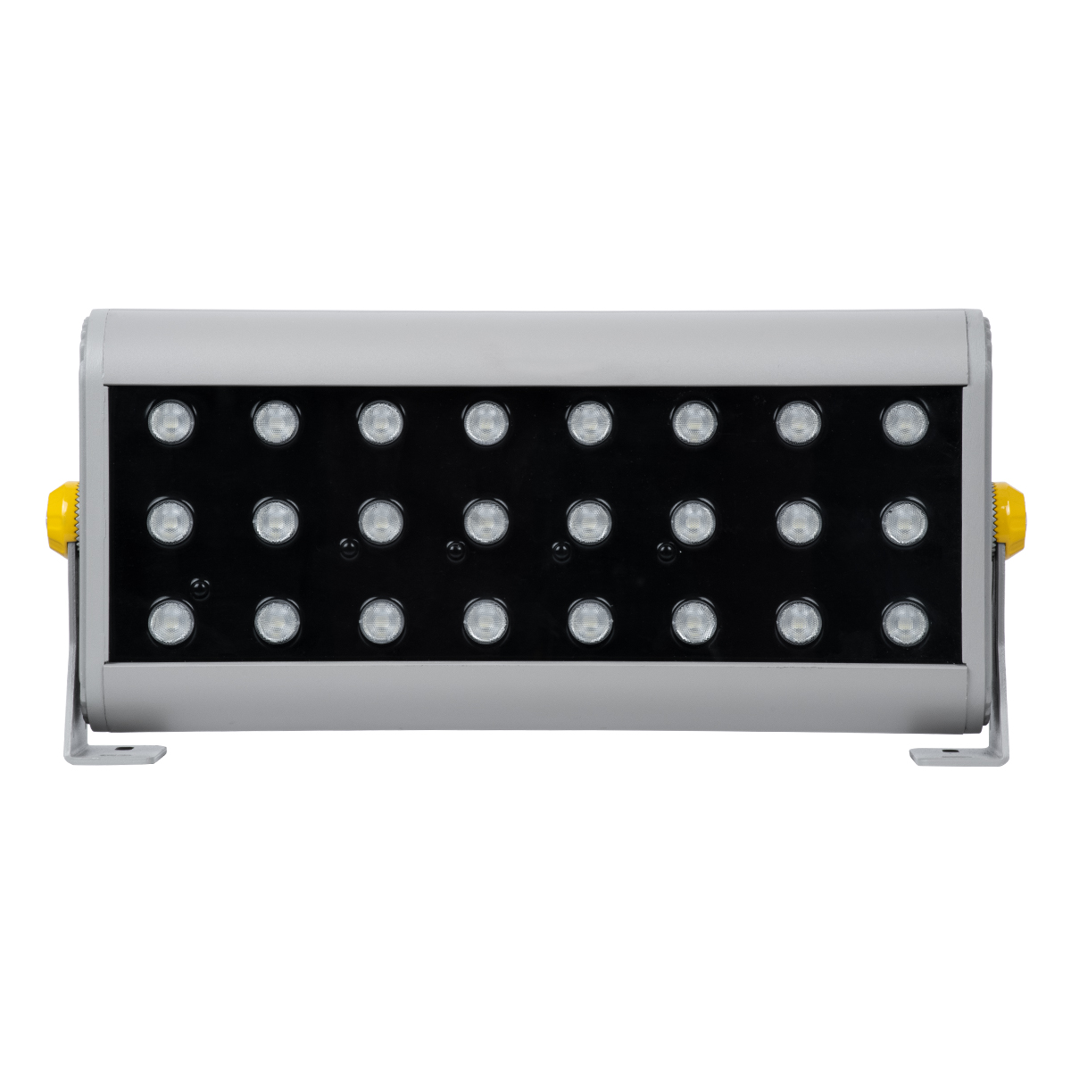LEDTM® FLOODHENA 90643 Προβολέας Σποτ Wall Washer LED 48W 3840lm 30° DC 24V Αδιάβροχο IP65 Πολύχρωμο RGB Dimmable DMX512 - Bridgelux SMD Chip - Γκρι Ανθρακί - Μ39 x Π6 x Υ17cm - 3 Χρόνια Εγγύηση - Image 4