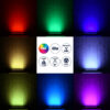 LEDTM® FLOODHENA 90643 Προβολέας Σποτ Wall Washer LED 48W 3840lm 30° DC 24V Αδιάβροχο IP65 Πολύχρωμο RGB Dimmable DMX512 - Bridgelux SMD Chip - Γκρι Ανθρακί - Μ39 x Π6 x Υ17cm - 3 Χρόνια Εγγύηση - Image 7