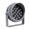 LEDTM® FLOODMENA 90644 Προβολέας Σποτ Wall Washer με Αντιθαμβωτική Γρίλια LED 24W 2160lm 30° AC 220-240V Αδιάβροχο IP65 Θερμό Λευκό 2700K - Bridgelux SMD Chip - Γκρι Ανθρακί - Μ23 x Π23 x Υ18cm - 3 Χρόνια Εγγύηση - Image 3
