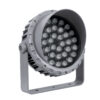 LEDTM® FLOODMENA 90645 Προβολέας Σποτ Wall Washer με Αντιθαμβωτική Γρίλια LED 36W 3240lm 30° AC 220-240V Αδιάβροχο IP65 Θερμό Λευκό 2700K - Bridgelux SMD Chip - Γκρι Ανθρακί - Μ23 x Π23 x Υ18cm - 3 Χρόνια Εγγύηση - Image 3