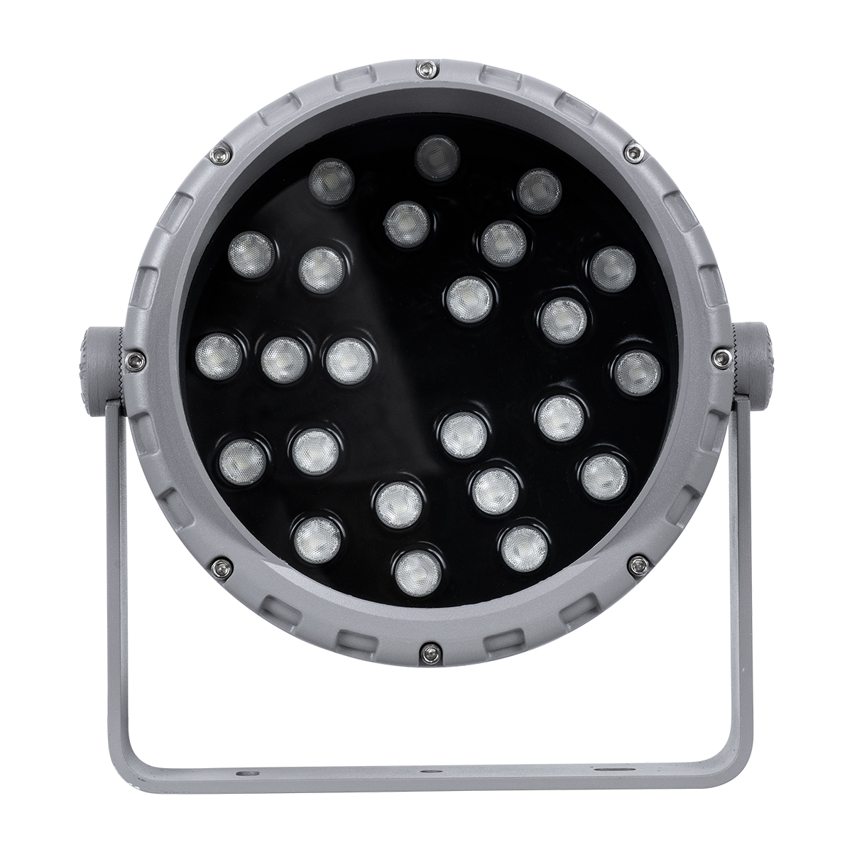 LEDTM® FLOODMENA 90648 Προβολέας Σποτ Wall Washer με Αντιθαμβωτική Γρίλια LED 36W 2880lm 30° DC 24V Αδιάβροχο IP65 Πολύχρωμο RGBW Dimmable DMX512 - Bridgelux SMD Chip - Γκρι Ανθρακί - Μ23 x Π23 x Υ18cm - 3 Χρόνια Εγγύηση - Image 6