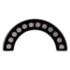 LEDTM® TREEWINA 90681 Κυρτή Μπάρα Φωτισμού Wall Washer για Φυτά - Δέντρα LED 12W 1320lm 30° DC 24V Αδιάβροχο IP65 Θερμό Λευκό 2700K Dimmable - Bridgelux SMD Chip - Γκρι Ανθρακί - Μ23.5 x Π7.5 x Υ12cm - 3 Χρόνια Εγγύηση - Image 4