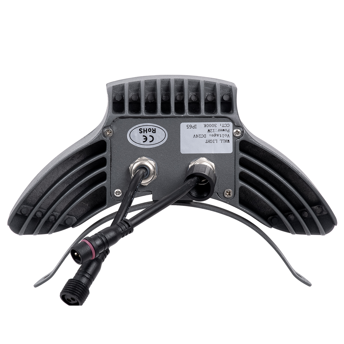 LEDTM® TREEPINA 90683 Κυρτή Μπάρα Φωτισμού Wall Washer για Φυτά - Δέντρα LED 12W 1320lm 30° DC 24V Αδιάβροχο IP65 Θερμό Λευκό 2700K Dimmable - Bridgelux SMD Chip - Γκρι Ανθρακί - Μ20.5 x Π5.5 x Υ12cm - 3 Χρόνια Εγγύηση - Image 6
