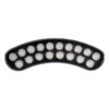 LEDTM® TREELIGHT-KINA 90686 Κυρτή Μπάρα Φωτισμού Wall Washer με Αντιθαμβωτική Γρίλια Ειδική για Φυτά - Δέντρα LED 18W 1530lm 15° DC 24V Αδιάβροχο IP67 L24.5 x W7 x H8cm RGBW DMX512 - Γκρι Ανθρακί - 3 Years Warranty - Image 4