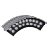 LEDTM® TREEJINA 90692 Κυρτή Μπάρα Φωτισμού Wall Washer για Φυτά - Δέντρα LED 18W 1530lm 10° DC 24V Αδιάβροχο IP67 Πολύχρωμο RGBW Dimmable DMX512 - Bridgelux SMD Chip - Γκρι - Μ29 x Π11 x Υ10.5cm - 3 Χρόνια Εγγύηση - Image 3