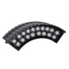 LEDTM® TREELIGHT-JINA 90695 Κυρτή Μπάρα Φωτισμού Wall Washer με Αντιθαμβωτική Γρίλια Ειδική για Φυτά - Δέντρα LED 18W 1530lm 10° DC 24V Αδιάβροχο IP67 L29 x W11 x H10.5cm RGBW DMX512 - Γκρι Ανθρακί - 3 Years Warranty - Image 3