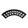 LEDTM® TREELIGHT-JINA 90695 Κυρτή Μπάρα Φωτισμού Wall Washer με Αντιθαμβωτική Γρίλια Ειδική για Φυτά - Δέντρα LED 18W 1530lm 10° DC 24V Αδιάβροχο IP67 L29 x W11 x H10.5cm RGBW DMX512 - Γκρι Ανθρακί - 3 Years Warranty - Image 4
