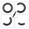 LEDTM® TREELIGHT-JINA 90695 Κυρτή Μπάρα Φωτισμού Wall Washer με Αντιθαμβωτική Γρίλια Ειδική για Φυτά - Δέντρα LED 18W 1530lm 10° DC 24V Αδιάβροχο IP67 L29 x W11 x H10.5cm RGBW DMX512 - Γκρι Ανθρακί - 3 Years Warranty - Image 9