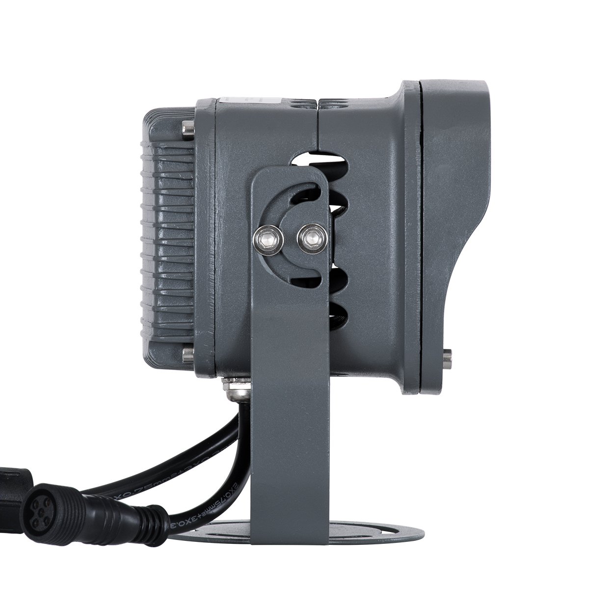 LEDTM® FLOODXENA 90699 Προβολέας Σποτ Wall Washer με Αντιθαμβωτική Γρίλια LED 24W 2040lm 10° DC 24V Αδιάβροχο IP65 Πολύχρωμο RGBW Dimmable DMX512 - Bridgelux SMD Chip - Γκρι Ανθρακί - Μ13 x Π11 x Υ15cm - 3 Χρόνια Εγγύηση - Image 4