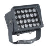 LEDTM® FLOODXENA 90700 Προβολέας Σποτ Wall Washer με Αντιθαμβωτική Γρίλια LED 48W 4080lm 10° DC 24V Αδιάβροχο IP65 Πολύχρωμο RGBW Dimmable DMX512 - Bridgelux SMD Chip - Γκρι Ανθρακί - Μ17.5 x Π12.5 x Υ18cm - 3 Χρόνια Εγγύηση - Image 3