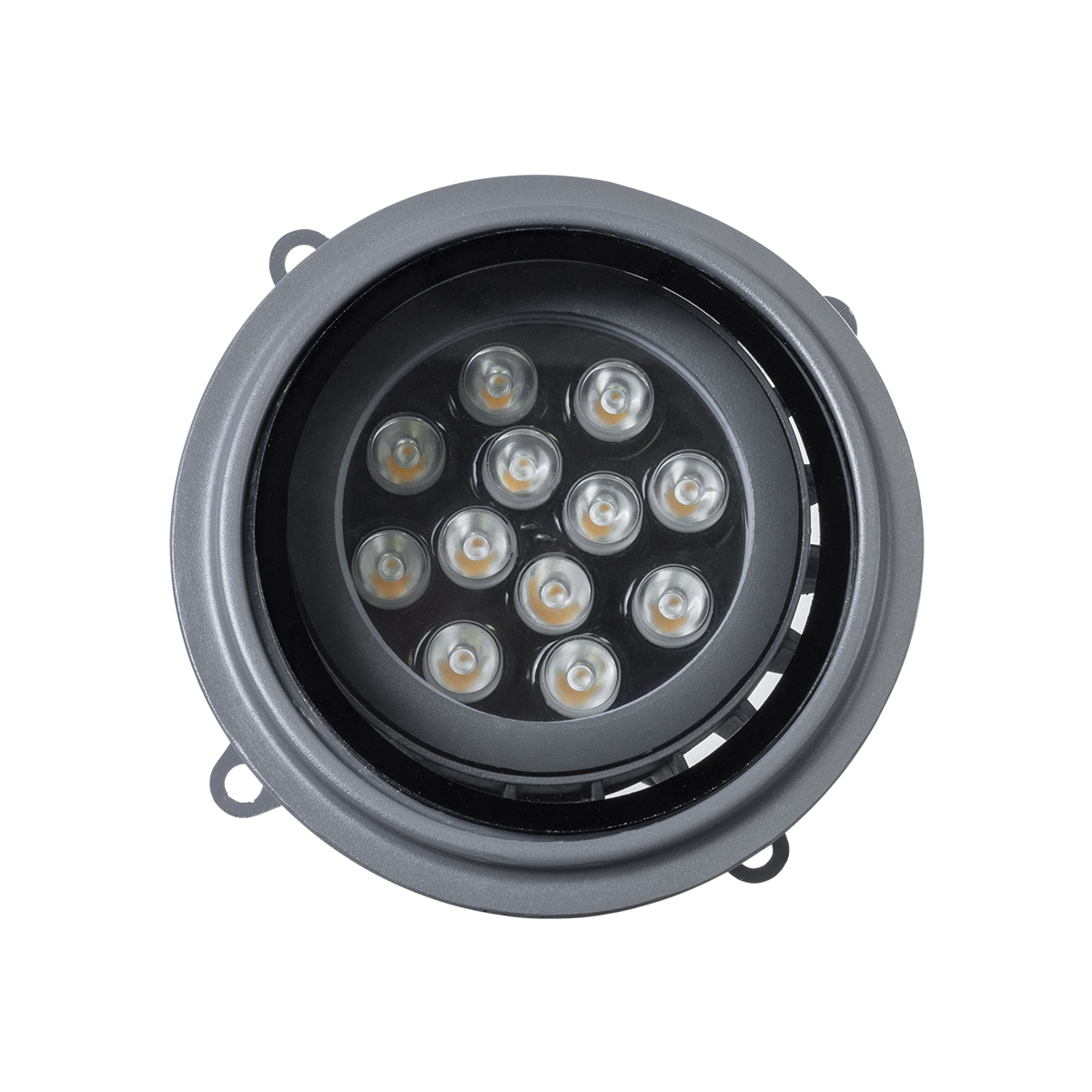 LEDTM® FLOOD-MILO 90734 Κινούμενος Προβολέας - Σποτ Φωτισμού Wall Washer για Φωτισμό Κτιρίων LED 12W 1080lm 10° AC 220-240V Αδιάβροχο IP67 Φ17 x Υ26cm Θερμό Λευκό 2700K - Γκρι Ανθρακί - 3 Χρόνια Εγγύηση - Image 7