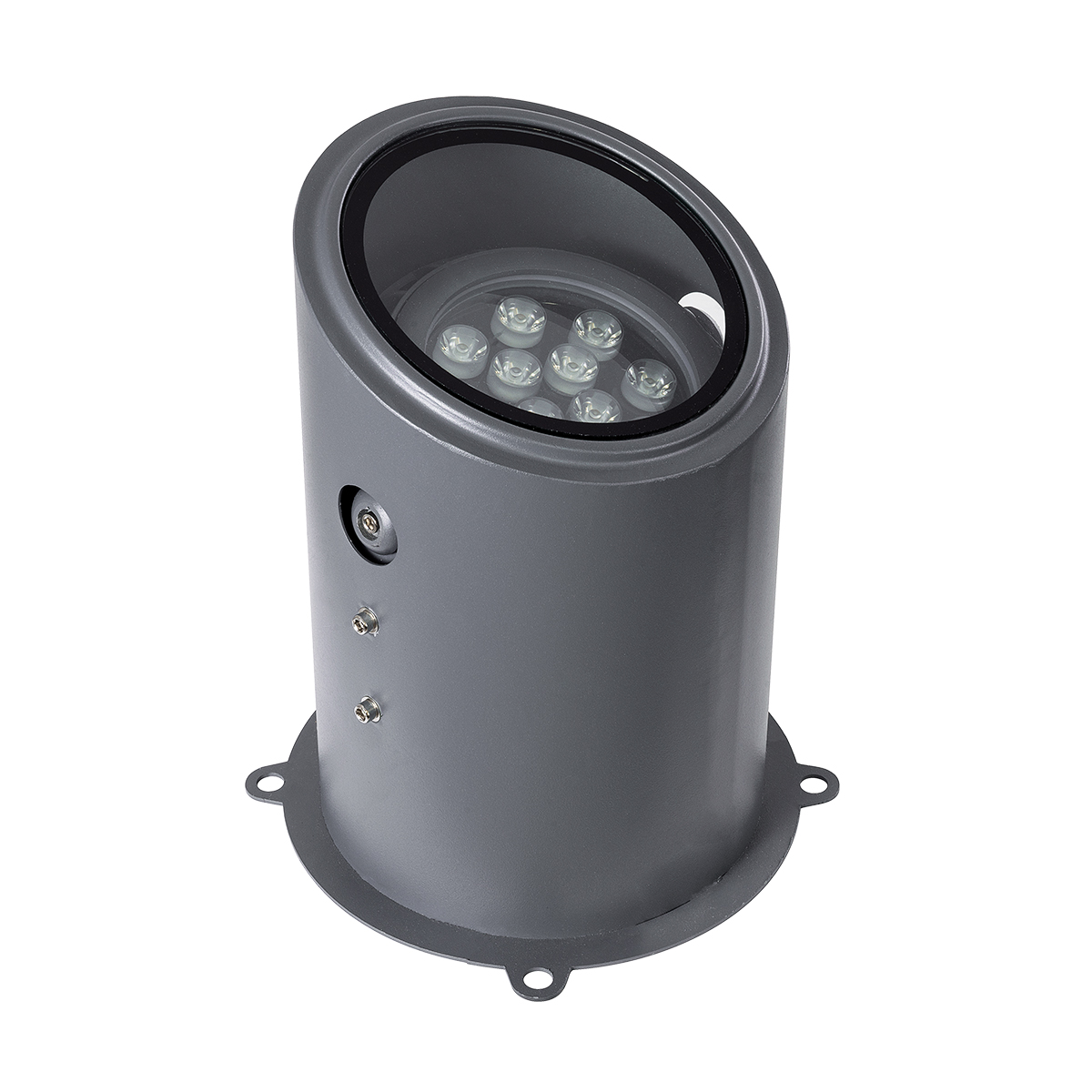 LEDTM® FLOOD-MILO 90735 Κινούμενος Προβολέας - Σποτ Φωτισμού Wall Washer για Φωτισμό Κτιρίων LED 12W 1140lm 10° AC 220-240V Αδιάβροχο IP67 Φ17 x Υ26cm Φυσικό Λευκό 4500K - Γκρι Ανθρακί - 3 Χρόνια Εγγύηση - Image 3