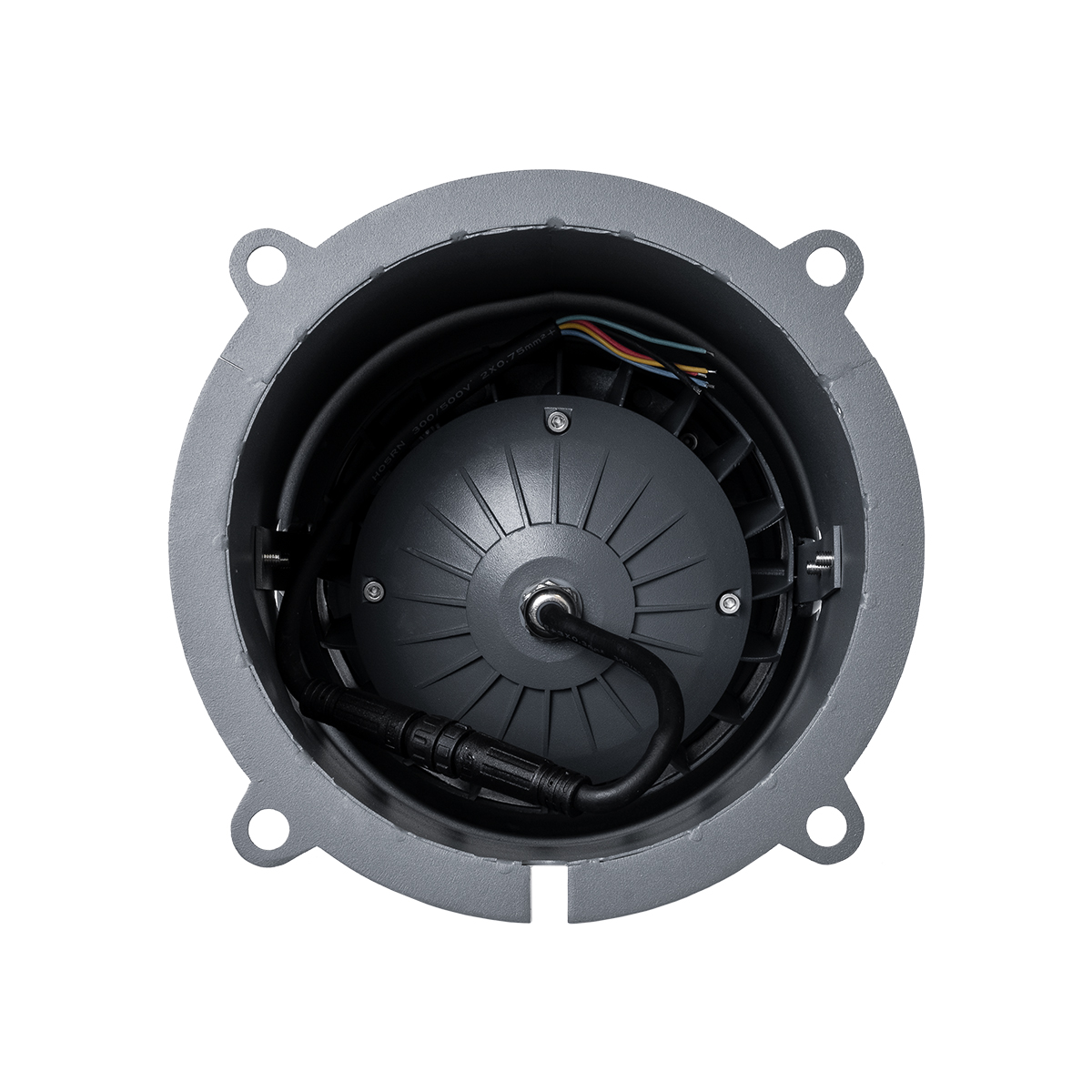 LEDTM® FLOOD-MILO 90736 Κινούμενος Προβολέας - Σποτ Φωτισμού Wall Washer για Φωτισμό Κτιρίων LED 12W 1020lm 10° DC 24V Αδιάβροχο IP67 Φ17 x Υ26cm RGBW DMX512 - Γκρι Ανθρακί - 3 Χρόνια Εγγύηση - Image 8