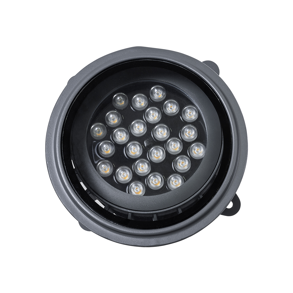 LEDTM® FLOOD-MILO 90738 Κινούμενος Προβολέας - Σποτ Φωτισμού Wall Washer για Φωτισμό Κτιρίων LED 24W 2280lm 10° AC 220-240V Αδιάβροχο IP67 Φ22 x Υ30cm Φυσικό Λευκό 4500K - Γκρι Ανθρακί - 3 Χρόνια Εγγύηση - Image 6