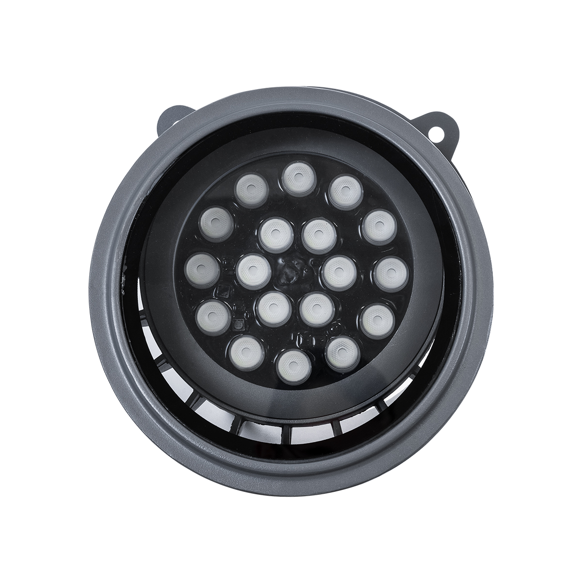 LEDTM® FLOOD-MILO 90739 Κινούμενος Προβολέας - Σποτ Φωτισμού Wall Washer για Φωτισμό Κτιρίων LED 24W 2040lm 10° DC 24V Αδιάβροχο IP67 Φ22 x Υ30cm RGBW DMX512 - Γκρι Ανθρακί - 3 Χρόνια Εγγύηση - Image 7