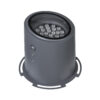 LEDTM® FLOOD-MILO 90742 Κινούμενος Προβολέας - Σποτ Φωτισμού Wall Washer για Φωτισμό Κτιρίων LED 48W 4080lm 10° DC 24V Αδιάβροχο IP67 Φ26 x Υ30cm RGBW DMX512 - Γκρι Ανθρακί - 3 Χρόνια Εγγύηση - Image 3