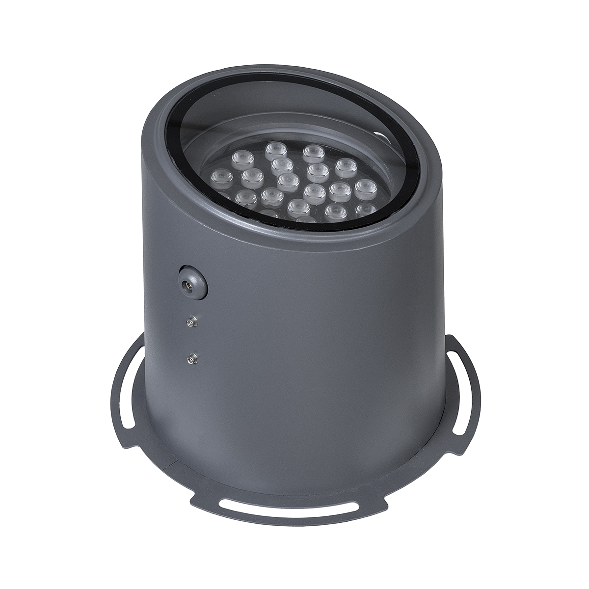 LEDTM® FLOOD-MILO 90742 Κινούμενος Προβολέας - Σποτ Φωτισμού Wall Washer για Φωτισμό Κτιρίων LED 48W 4080lm 10° DC 24V Αδιάβροχο IP67 Φ26 x Υ30cm RGBW DMX512 - Γκρι Ανθρακί - 3 Χρόνια Εγγύηση - Image 3