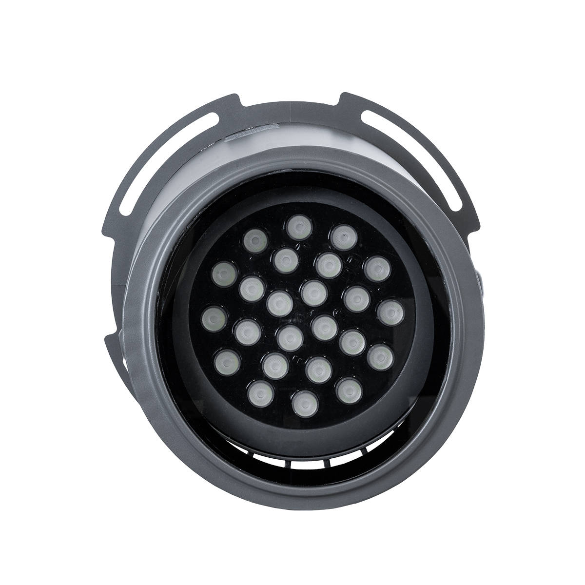 LEDTM® FLOOD-MILO 90742 Κινούμενος Προβολέας - Σποτ Φωτισμού Wall Washer για Φωτισμό Κτιρίων LED 48W 4080lm 10° DC 24V Αδιάβροχο IP67 Φ26 x Υ30cm RGBW DMX512 - Γκρι Ανθρακί - 3 Χρόνια Εγγύηση - Image 7
