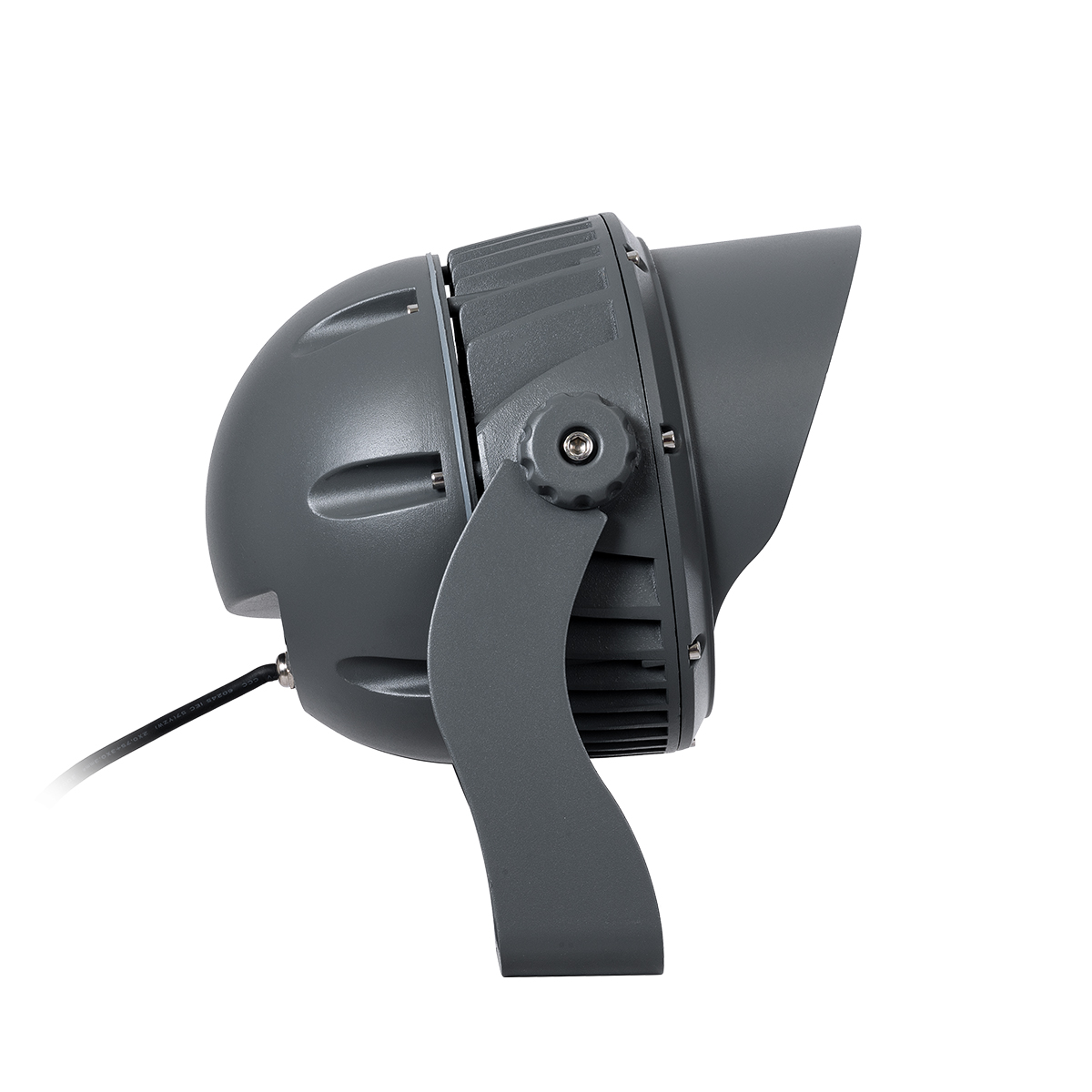 LEDTM® FLOODIMO 90744 Προβολέας Σποτ Wall Washer με Αντιθαμβωτική Γρίλια LED 54W 5130lm 10° AC 220-240V Αδιάβροχο IP67 Φυσικό Λευκό 4500K - Bridgelux SMD Chip - Γκρι Ανθρακί - Μ26 x Π29 x Υ31cm - 3 Χρόνια Εγγύηση - Image 3