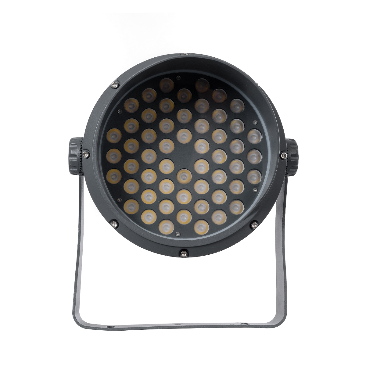 LEDTM® FLOODIMO 90744 Προβολέας Σποτ Wall Washer με Αντιθαμβωτική Γρίλια LED 54W 5130lm 10° AC 220-240V Αδιάβροχο IP67 Φυσικό Λευκό 4500K - Bridgelux SMD Chip - Γκρι Ανθρακί - Μ26 x Π29 x Υ31cm - 3 Χρόνια Εγγύηση - Image 5
