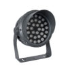 LEDTM® FLOODIMO 90745 Προβολέας Σποτ Wall Washer με Αντιθαμβωτική Γρίλια LED 54W 4320lm 10° DC 24V Αδιάβροχο IP67 Πολύχρωμο RGBW Dimmable DMX512 - Bridgelux SMD Chip - Γκρι Ανθρακί - Μ26 x Π28 x Υ35cm - 3 Χρόνια Εγγύηση - Image 3