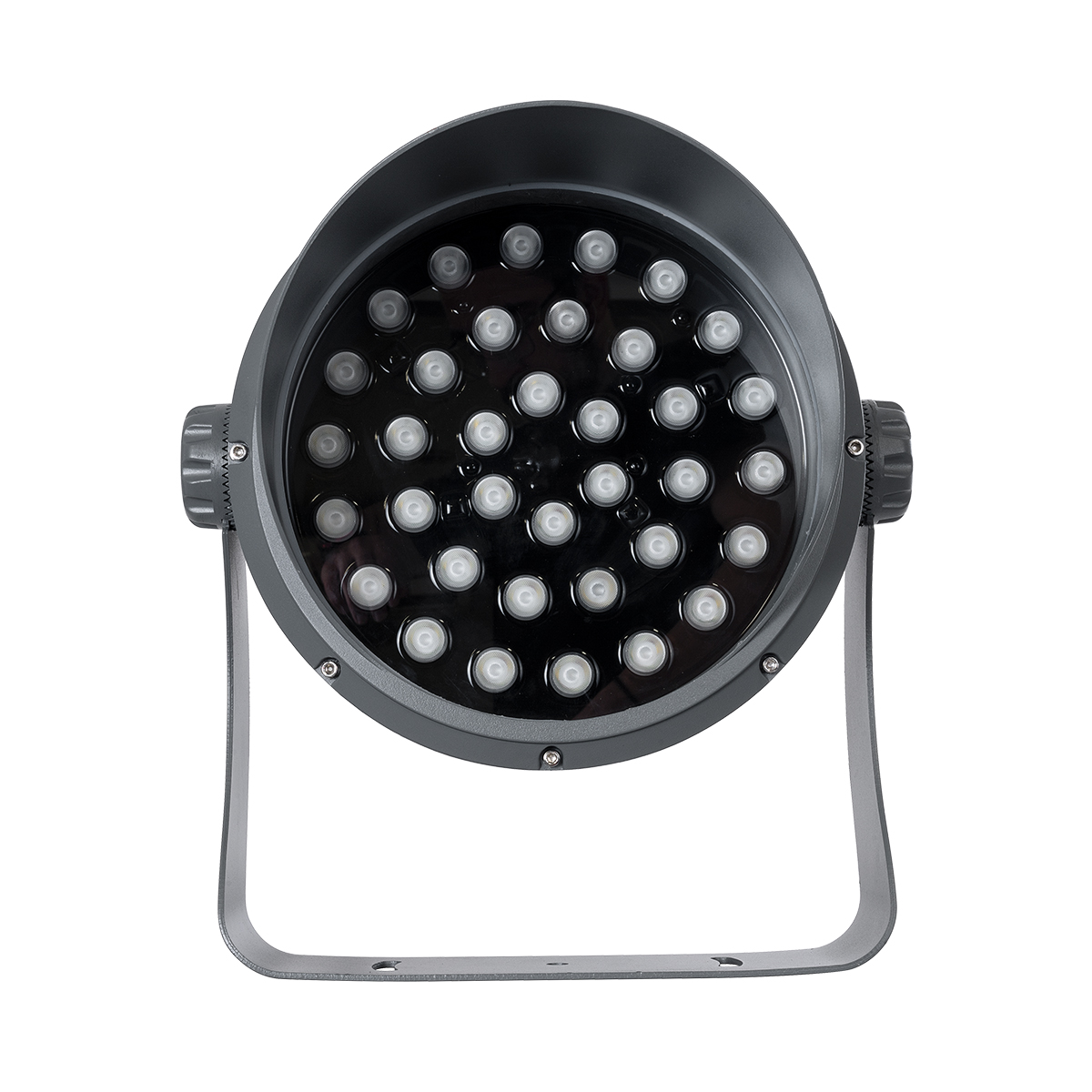 LEDTM® FLOODIMO 90748 Προβολέας Σποτ Wall Washer με Αντιθαμβωτική Γρίλια LED 100W 8000lm 10° DC 24V Αδιάβροχο IP67 Πολύχρωμο RGBW Dimmable DMX512 - Bridgelux SMD Chip - Γκρι Ανθρακί - Μ34 x Π36 x Υ44cm - 3 Χρόνια Εγγύηση - Image 6