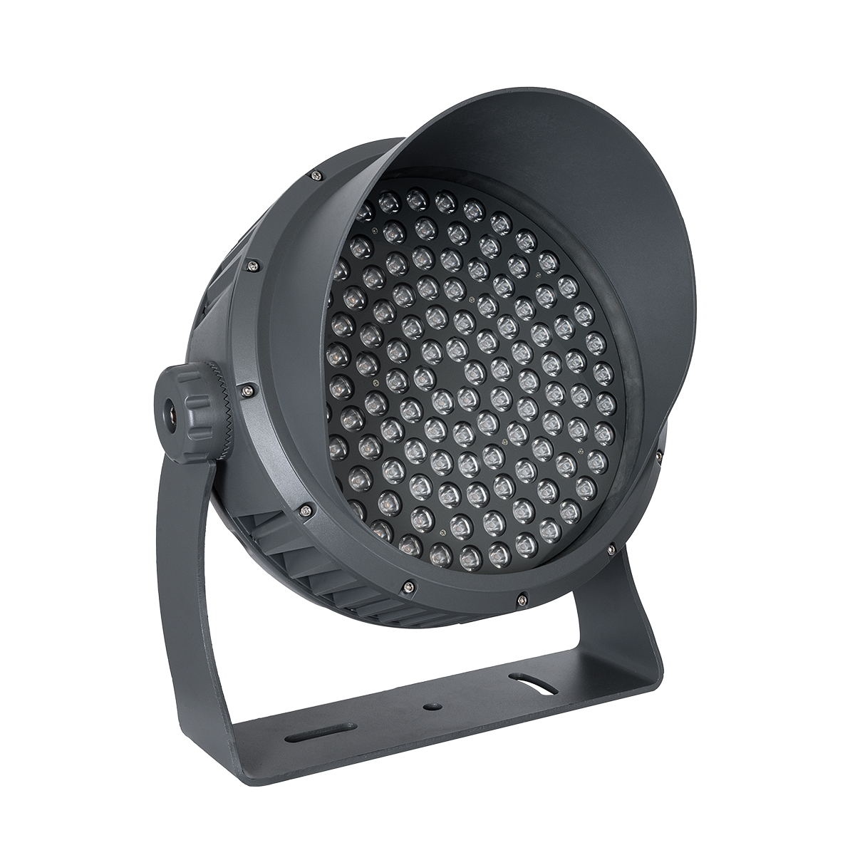 LEDTM® FLOODIMO 90749 Προβολέας Σποτ Wall Washer με Αντιθαμβωτική Γρίλια LED 150W 13500lm 10° AC 220-240V Αδιάβροχο IP67 Θερμό Λευκό 2700K - Bridgelux SMD Chip - Γκρι Ανθρακί - Μ43 x Π45 x Υ46cm - 3 Χρόνια Εγγύηση - Image 3