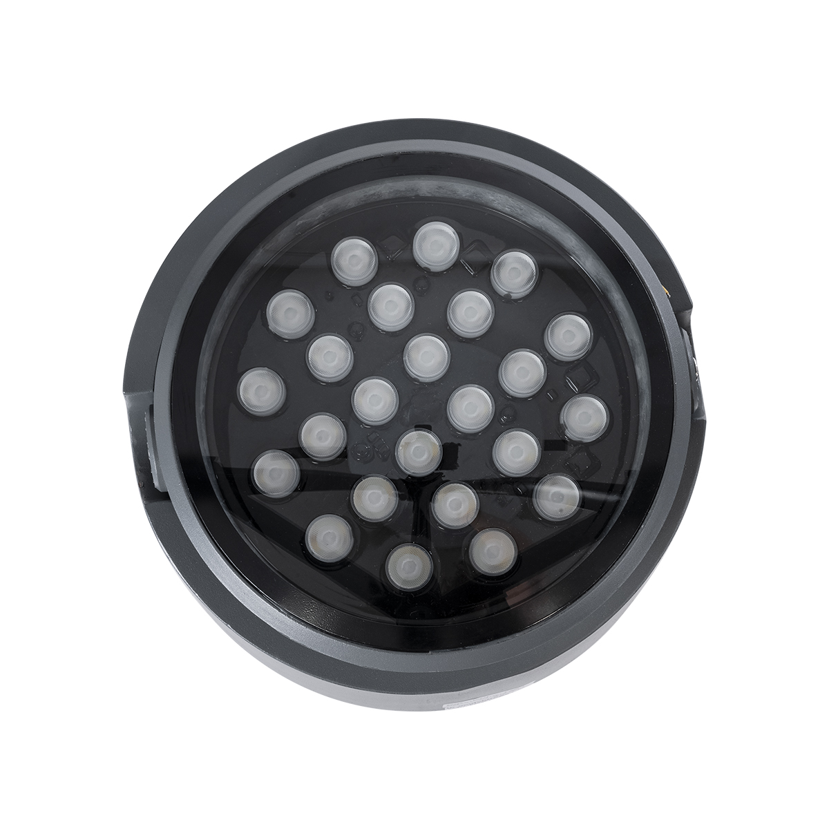 LEDTM® FLOOD-RANA 90752 Κινούμενος Προβολέας - Σποτ Φωτισμού Wall Washer για Φωτισμό Κτιρίων LED 60W 5100lm 5° DC 24V Αδιάβροχο IP67 Φ30 x Υ20cm RGBW DMX512 - Γκρι Ανθρακί - 3 Χρόνια Εγγύηση - Image 7
