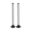 LEDTM® DIGICOLUMN 90760 Μοντέρνο Επιτραπέζιο Φωτιστικό LED 16W 1280lm 180° DC 5V IP20 RGB Dimmable - Lumileds SMD Chip - Μαύρο - Μ3 x Π3 x Υ45cm - Σετ 2 Τεμαχίων - 2 Χρόνια Εγγύηση - Image 3