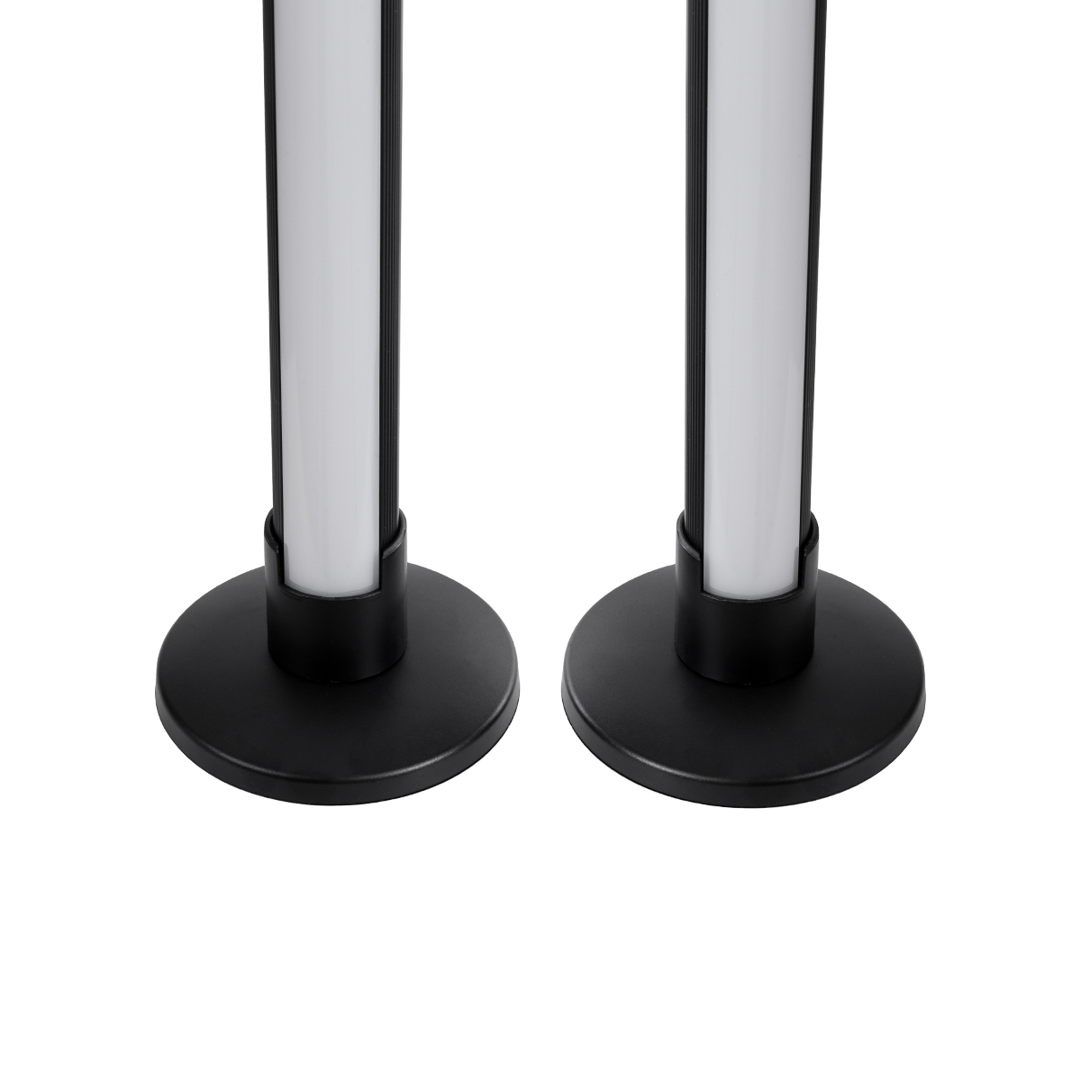 LEDTM® DIGICOLUMN 90760 Μοντέρνο Επιτραπέζιο Φωτιστικό LED 16W 1280lm 180° DC 5V IP20 RGB Dimmable - Lumileds SMD Chip - Μαύρο - Μ3 x Π3 x Υ45cm - Σετ 2 Τεμαχίων - 2 Χρόνια Εγγύηση - Image 5