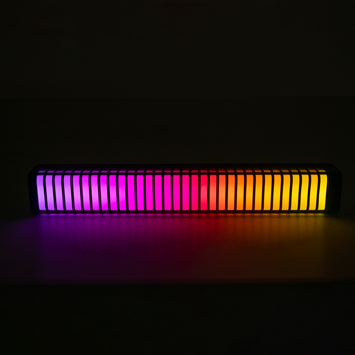 LEDTM® DIGICOLUMN 90761 Μοντέρνο Επιτραπέζιο Γραμμικό Ψηφιακό Φωτιστικό Digital Pixel Symphony Bar με RF Ασύρματο Χειριστήριο LED 8W 640lm 90° DC 5V με USB 2.0 IP20 Πολύχρωμο RGB Dimmable - Μαύρο - Μ3.4 x Π2.5 x Υ122cm - 2 Χρόνια Εγγύηση - Image 14