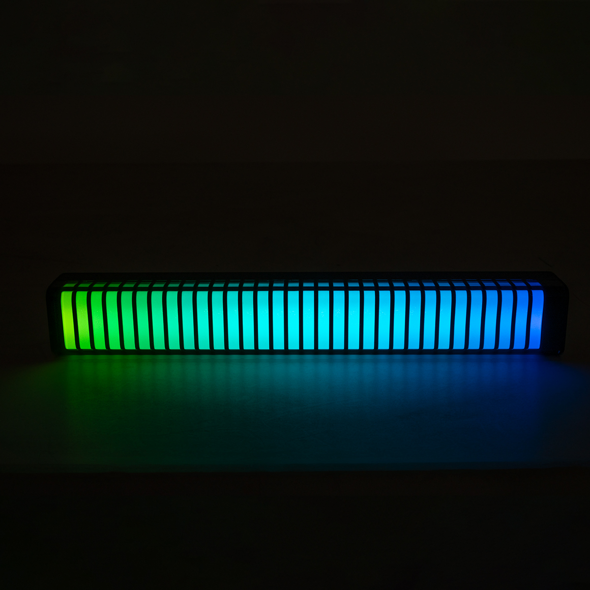 LEDTM® DIGICOLUMN 90761 Μοντέρνο Επιτραπέζιο Γραμμικό Ψηφιακό Φωτιστικό Digital Pixel Symphony Bar με RF Ασύρματο Χειριστήριο LED 8W 640lm 90° DC 5V με USB 2.0 IP20 Πολύχρωμο RGB Dimmable - Μαύρο - Μ3.4 x Π2.5 x Υ122cm - 2 Χρόνια Εγγύηση - Image 15