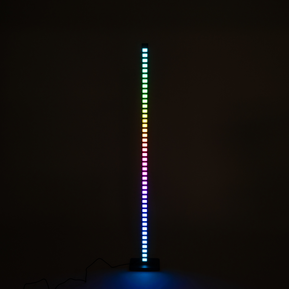 LEDTM® DIGICOLUMN 90762 Μοντέρνο Επιδαπέδιο Γραμμικό Ψηφιακό Φωτιστικό Digital Pixel Symphony Bar με RF Ασύρματο Χειριστήριο LED 12W 960lm 90° DC 5V με USB 2.0 IP20 Πολύχρωμο RGB Dimmable - Μαύρο - Μ3.4 x Π2.5 x Υ122cm - 2 Χρόνια Εγγύηση - Image 13